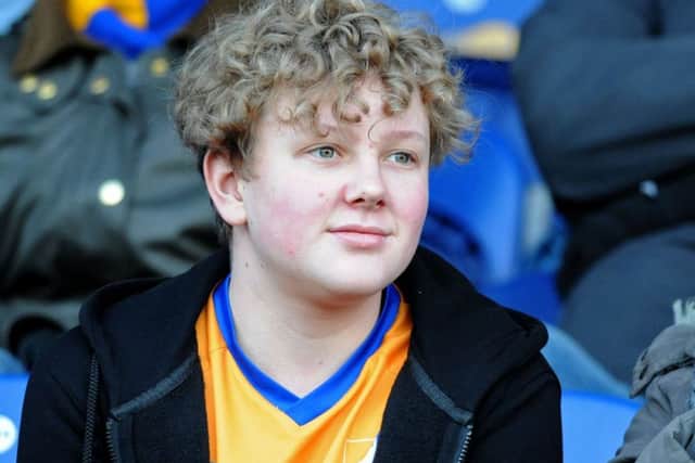 Stags v Morcombe fans.