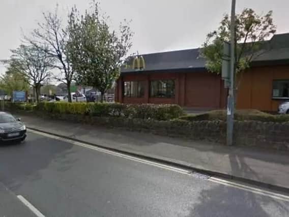 The incident happened on Priestsic Road near McDonald's, Sutton