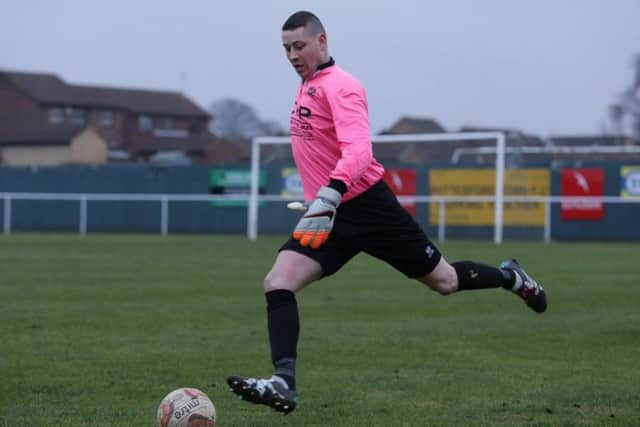 Goalkeeper Jason White, whose miraculous save helped AFC Mansfield to victory.
