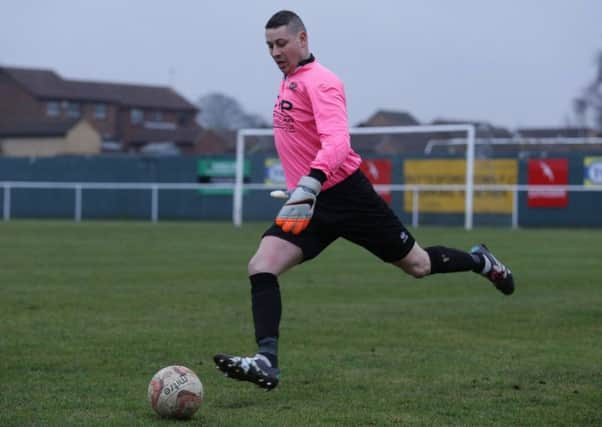 Goalkeeper Jason White, whose miraculous save helped AFC Mansfield to victory.