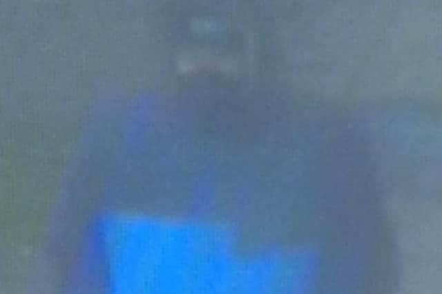 Police have released this image of a man they want to speak to in connection with the incident.