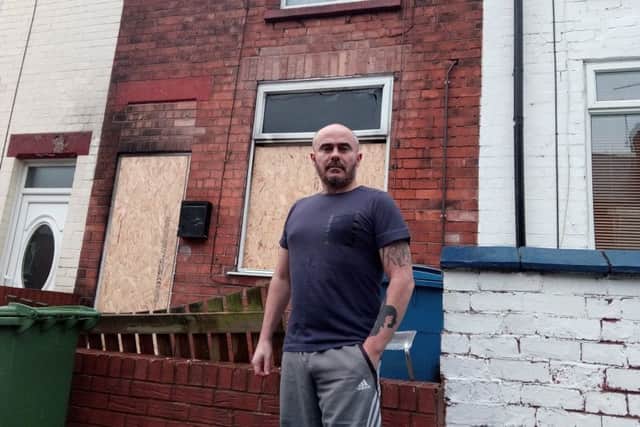 Steve Evans rescued a neighbour from a hosue fire on Carlton Street Mansfield.