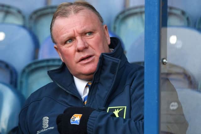 Picture Andrew Roe/AHPIX LTD, Football, EFL Sky Bet League Two, Mansfield Town v Carlisle United, One Call Stadium, 01/01/18, K.O 3pmMansfield's manager Steve EvansAndrew Roe>>>>>>>07826527594
