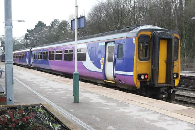 Buxton railway station.