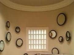 The spiral stairs leading to the tower