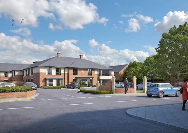 Artist's impression of Â£6m scheme to build a 74-bed care home in Hucknall
