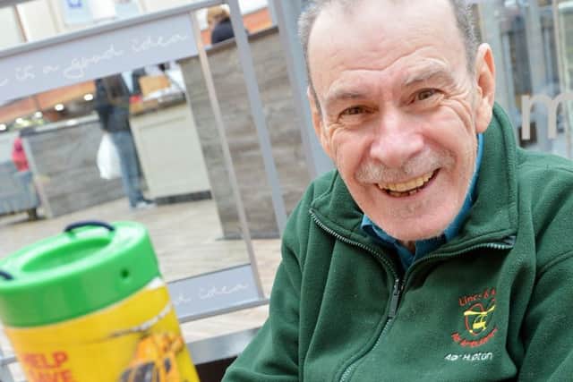 Alan Hupton is wheelchair bound and over the years has raised more than £200,000 for charity.
