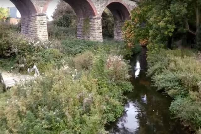 A still from the video.