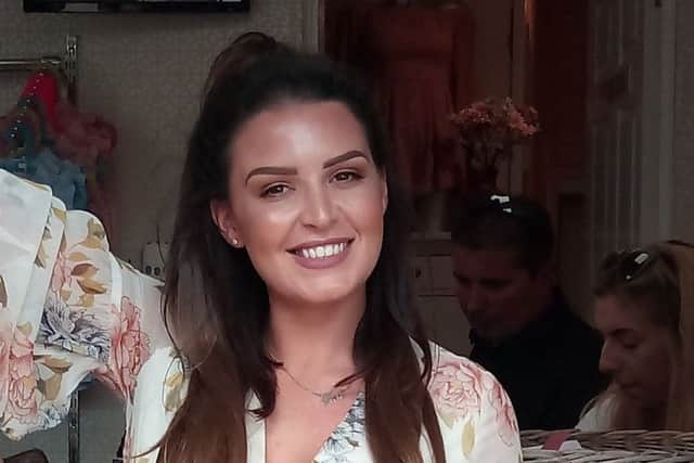 Katherine (Kat) Lichaj at teh relaunch of Kat Kouture.