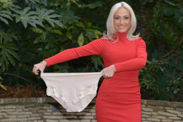 Sophie has lost four stone.