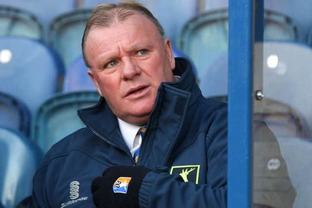 Picture Andrew Roe/AHPIX LTDMansfield's manager Steve Evans
