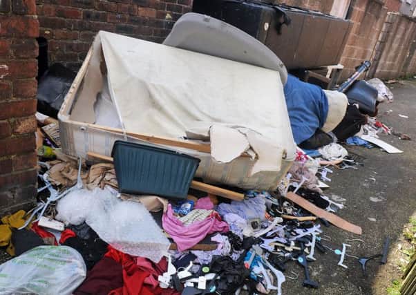 Fly-tipping in Pendle has increased by almost 2,000 cases over the past 12 months.