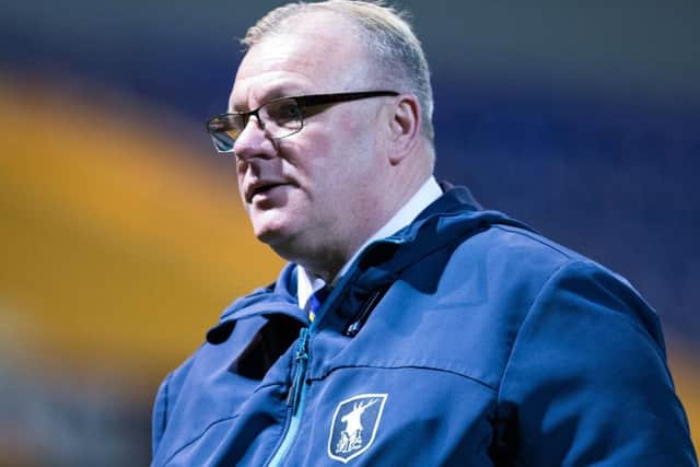 Mansfield Town manager Steve Evans - Pic By James Williamson
