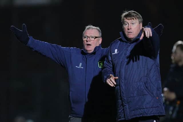Steve Evans and Paul Raynor