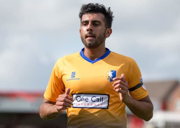 Malvind Benning of Mansfield Town 2 - Pic By James Williamson