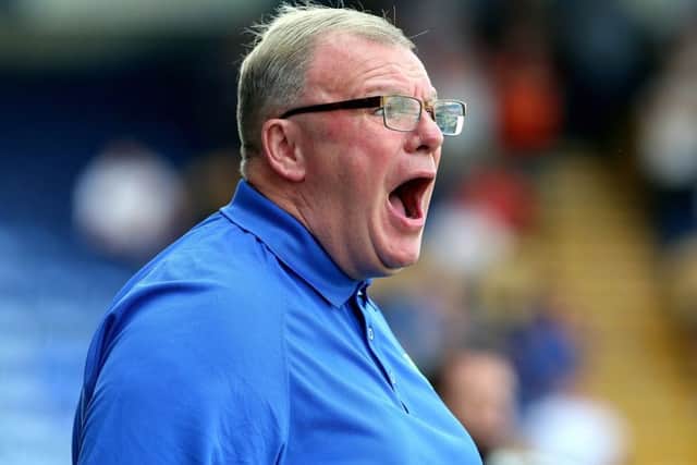 Mansfield Town v Luton TownEnglish League Football - Sky BET League TwoField Mill, Mansfield, England26th August 2017Mansfield Town Manager Steve EvansPicture by Dan Westwell