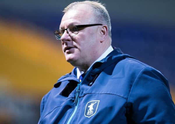 Mansfield Town manager Steve Evans - Pic By James Williamson