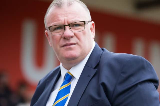 Mansfield Town manager Steve Evans - Pic By James Williamson