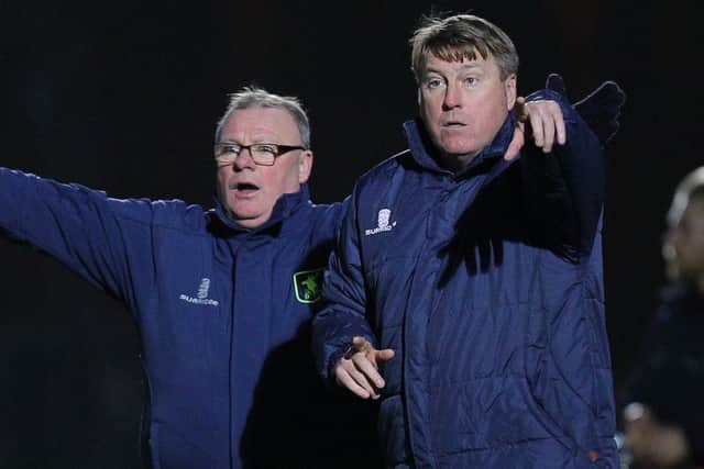 Steve Evans and Paul Raynor