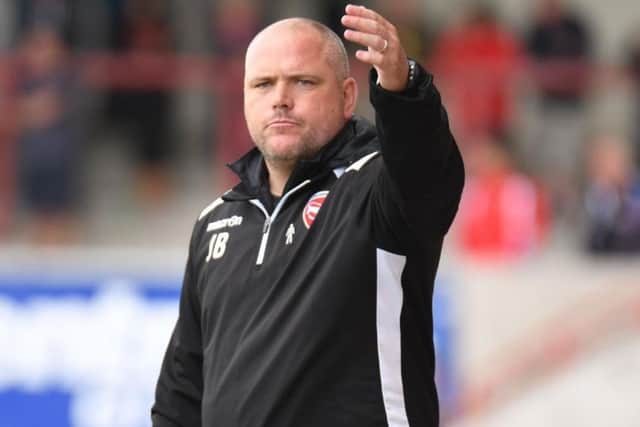Morecambe boss Jim Bentley. Picture: Clean Sheet Media