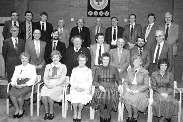 1986 Ashfield District Council new council chamber