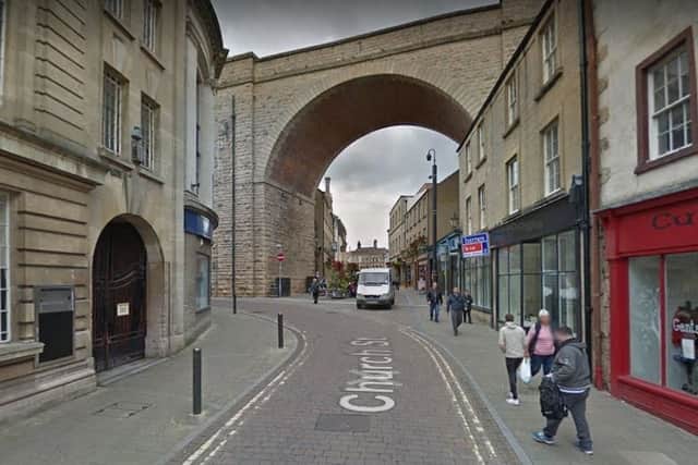 The man was found in Church Street, Mansfield. Photo by Google Images.