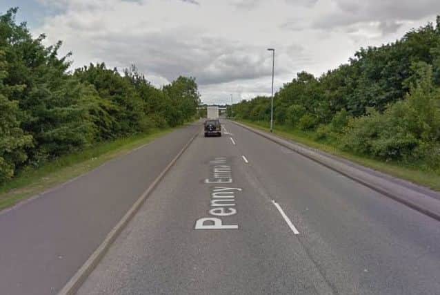 The collision happened on Penny Emma Way, Sutton.