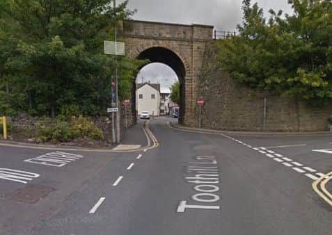 The 18-year-old as walking near the bridge on Toothill Lane when he was attacked.