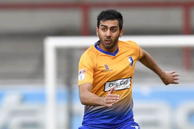 Mansfield Townâ¬"s Malvind Benning: Picture by Steve Flynn/AHPIX.com, Football: Skybet League Two match Morecambe -V- Mansfield Town at Globe Arena, Morecambe, Lancashire, England on copyright picture Howard Roe 07973 739229