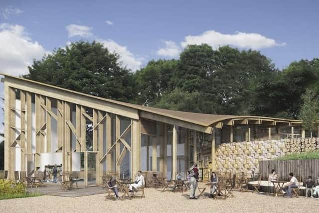 The new planned visitors centre