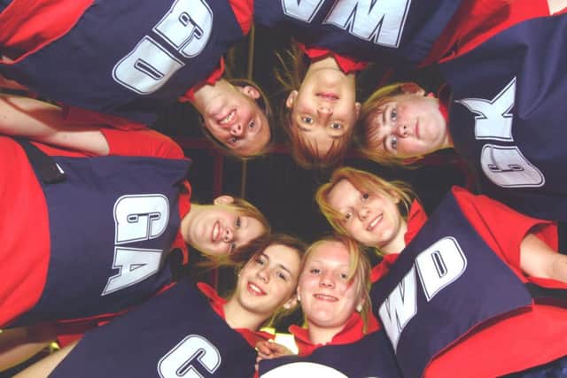 07-0990-2
Kirkby College Year 8 girls Netball Team won the West Notts PEA Tournament. Pictured clockwise from bottom centre left; Abbey Young 13, Lauren Davis 13, Bronwyn Everall 13, Atlanta Kirk 13, Jasmin Raynor 13, Toni Bailey 13 and Sophie Cockell 13.