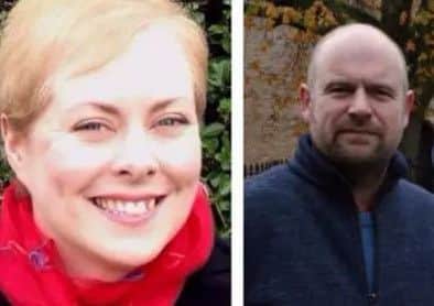 Sonya Ward and Neil Clayton are pictured. They made the shortlist along with Melanie Darrington and Peter Roberts.