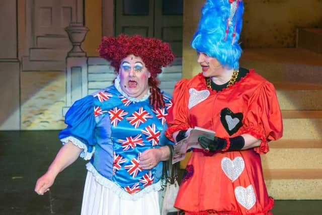 'Ugly' step sisters - Trevor Brownley and Martin Killick - pic by Neil A Birzulis
