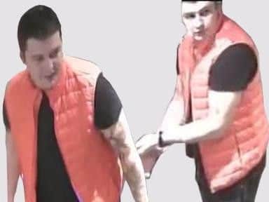 Officers have previously released this image of a man they want to speak to in connection with the incident and he remains outstanding.