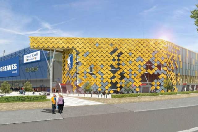 New hotel at One Call Stadium on Quarry Lane.