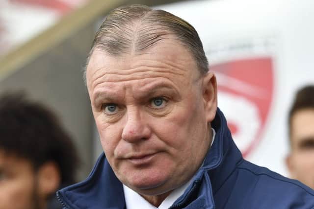 Mansfield Town manager Steve Evans: Picture by Steve Flynn/AHPIX.com, Football: Skybet League Two match Morecambe -V- Mansfield Town at Globe Arena, Morecambe, Lancashire, England on copyright picture Howard Roe 07973 739229