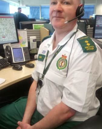 Steve Wood is a dispatch worker in EMAS and decides which ambulance should attend which job and in what order