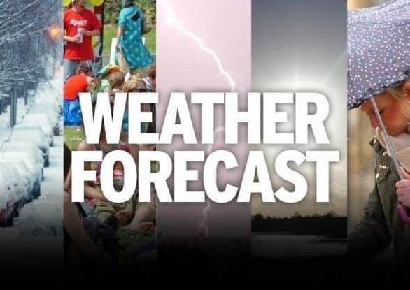 Today's weather.