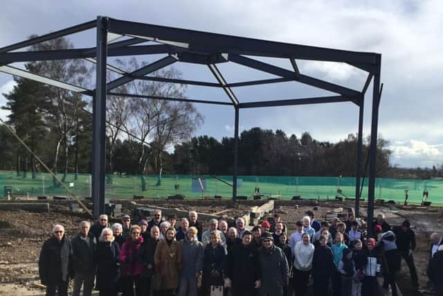 During the ceremony at Coxmoor Golf Club, club captain Trevor Ryan and lady captain Marion Beeston officially broke the ground for the new development in front of fellow members and friends.
