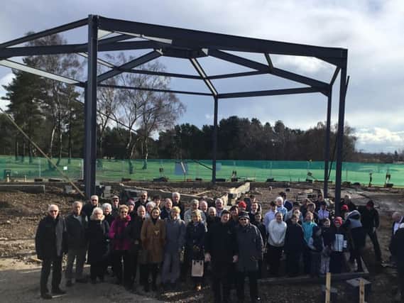 During the ceremony at Coxmoor Golf Club, club captain Trevor Ryan and lady captain Marion Beeston officially broke the ground for the new development in front of fellow members and friends.