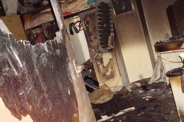 A fire spread to the loft of this Sutton house from the house next door.