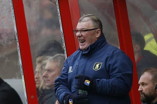 Stags boss Steve Evans