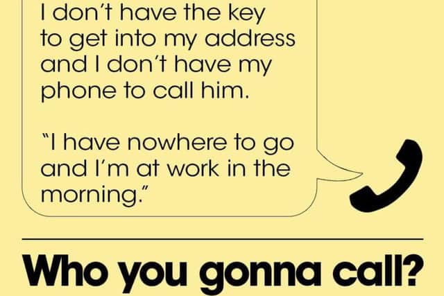 Think before you ring 999.