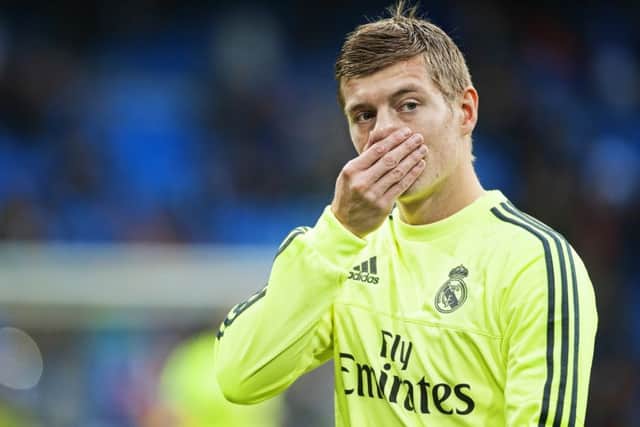 German midfielder Toni Kroos, who is the top target for Manchester United, according to today's football rumour mill.