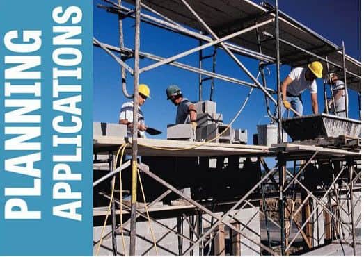 Latest planning applications.