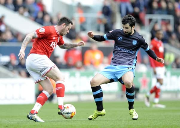 Lee Tomlin, pictured here in action for Bristol City, is proving to be a hit with Forest during his loan spell from Cardiff