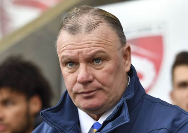 Mansfield Town manager Steve Evans: Picture by Steve Flynn/AHPIX.com, Football: Skybet League Two match Morecambe -V- Mansfield Town at Globe Arena, Morecambe, Lancashire, England on copyright picture Howard Roe 07973 739229