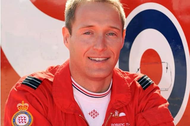 Flt Lt Sean Cunningham was a pilot with the Red Arrows.