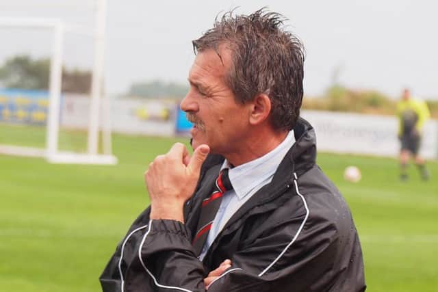 Manager Rudy Funk, who has guided AFC Mansfield to the brink of the league title.