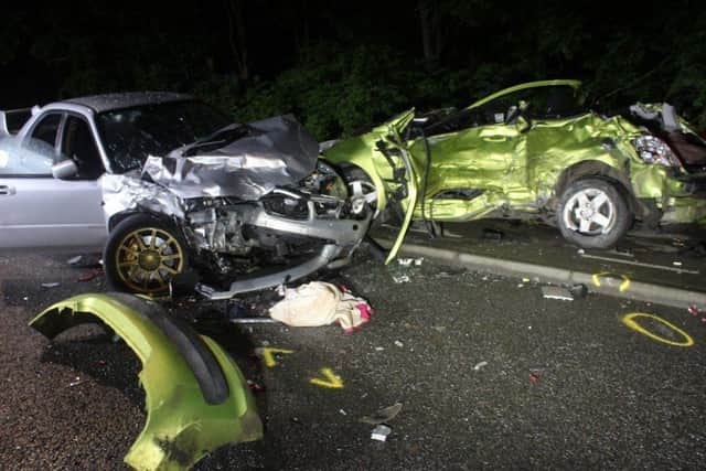 Two drivers have today been jailed for causing the death of a man by dangerous driving in a crash on the outskirts of Nottingham in 2016.